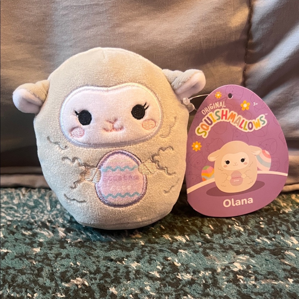 Squishmallows Olana Easter Lamb Mini Plush